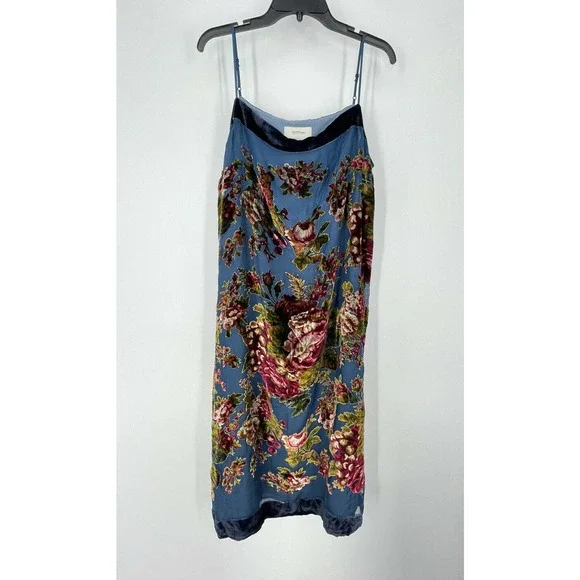 New BHLDN Carlson Size XL Burnout Velvet Dress - Picture 2 of 9